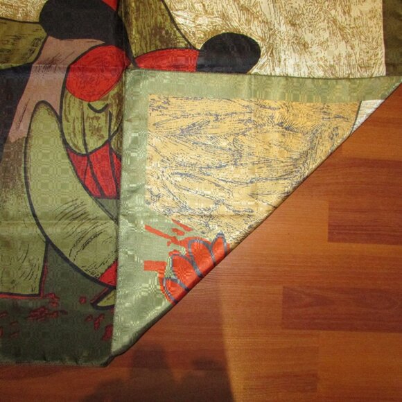 Vintage Picasso-Style Art Print Jacquard Scarf – 34" - Picture 4 of 8